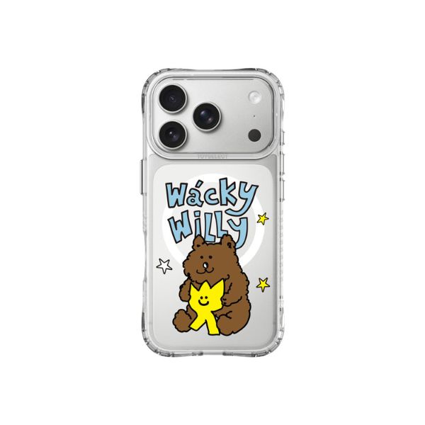 Wacky WiLLy熊熊抱KIKY抗黃防摔MagSafe iPhone手機殼
