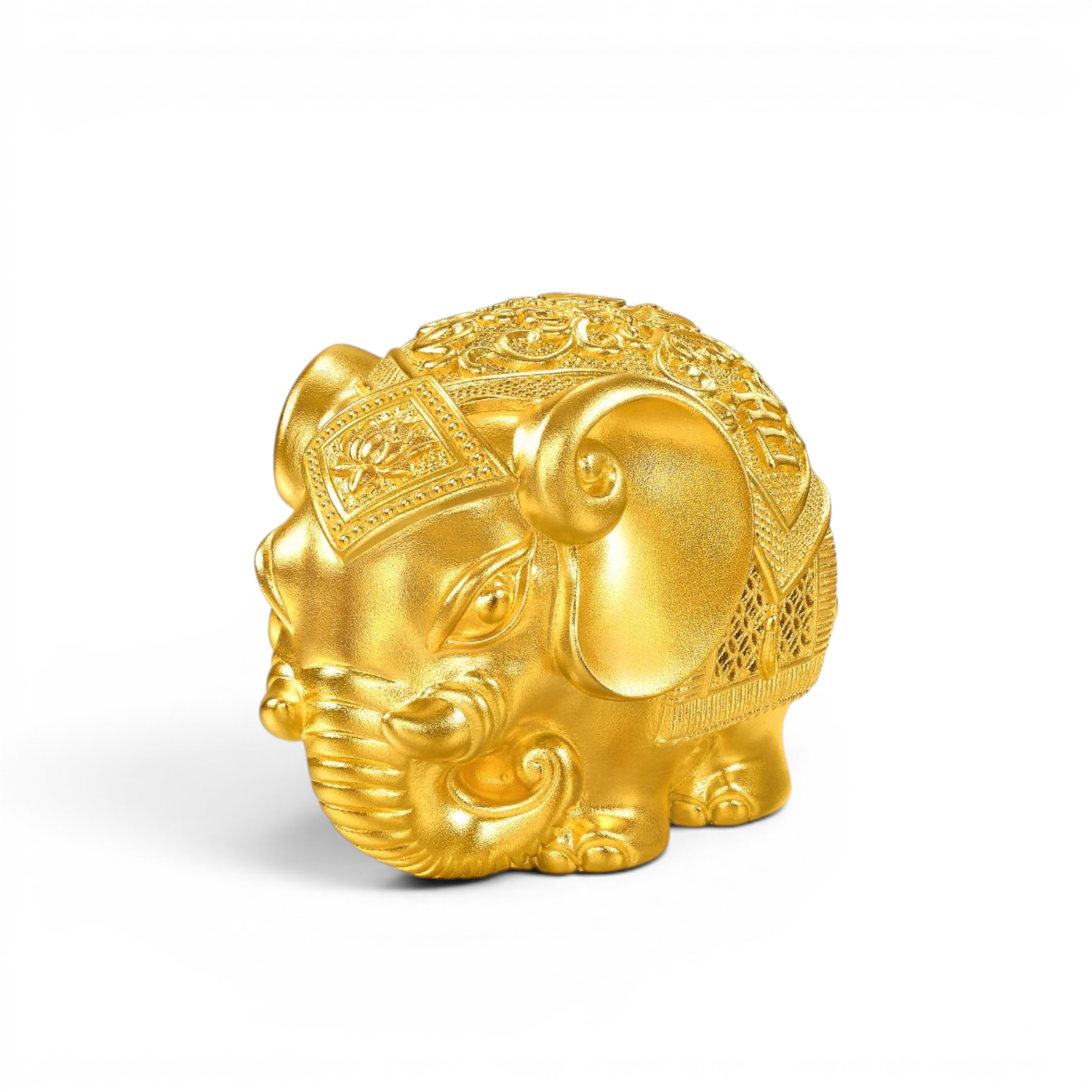 文化祝福 吉祥瑞象足金擺件