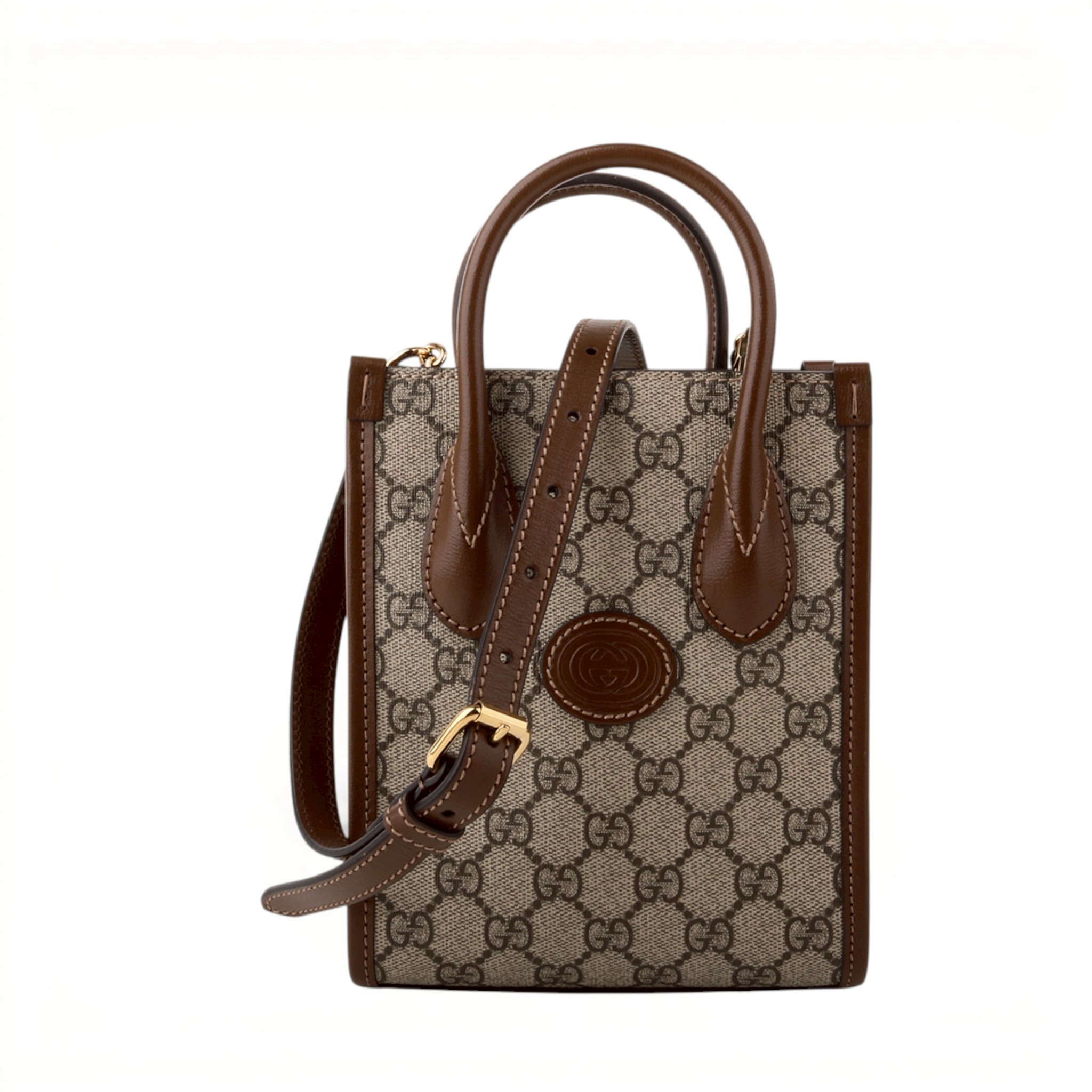 【GUCCI 】咖邊托特.斜背