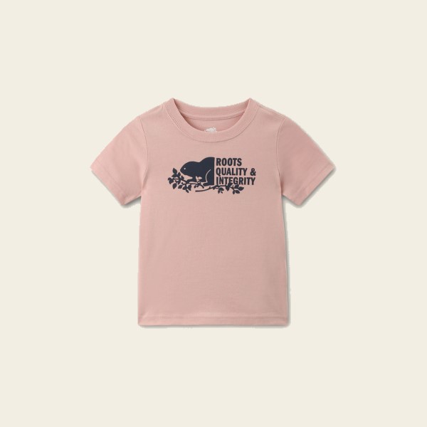 摩登都市系列-海狸圖案短袖T恤(小童款)