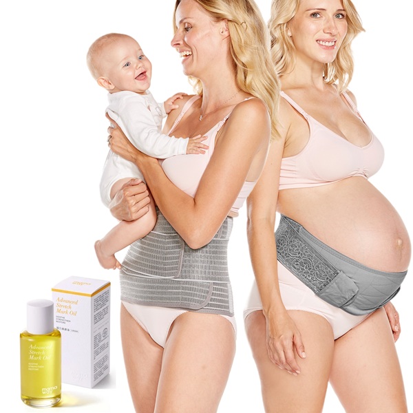 托腹帶*1+腰夾*1+美膚油*1