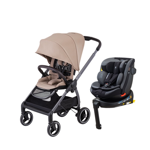 ABC Design TAG 單手秒收雙向手推+Bepro 0-12歲汽座