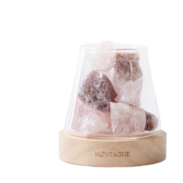 誠品書店 MONTAGNE水晶擴香組/ 粉水晶、草莓晶/ 魅力X人緣