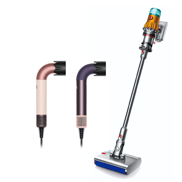 Dyson V12s Detect Slim Submarine乾濕全能洗地吸塵器+Dyson Supersonic HD17 精準造型 輕量吹風機