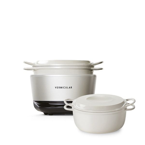 VERMICULAR MINI IH鑄鐵電子鍋(3色) 110V+VERMICULAR 琺瑯鑄鐵鍋19CM(3色)