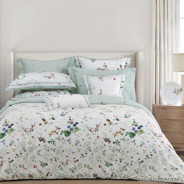 Narumi聯名款高紗支長纖細棉四件組-露西花園