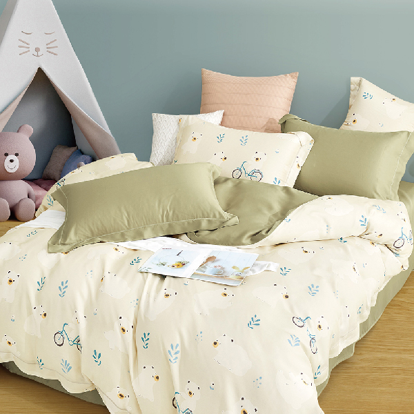 60支奧地利天絲雙人兩用被床包組