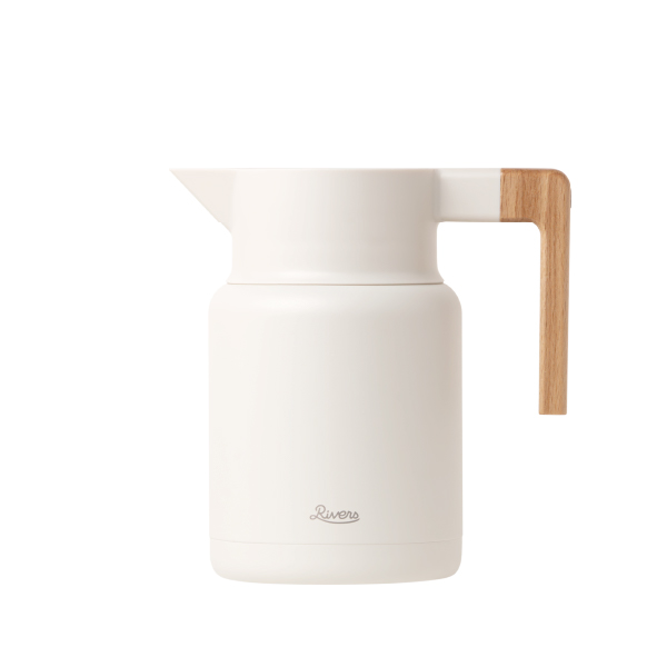 日本RIVERS THERMO JUG KEAT 1200 保溫壺 1.2L 雪白