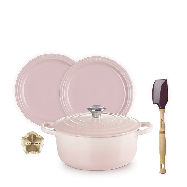 典藏圓鐵鍋20+圓盤19cm 2入+V中鏟