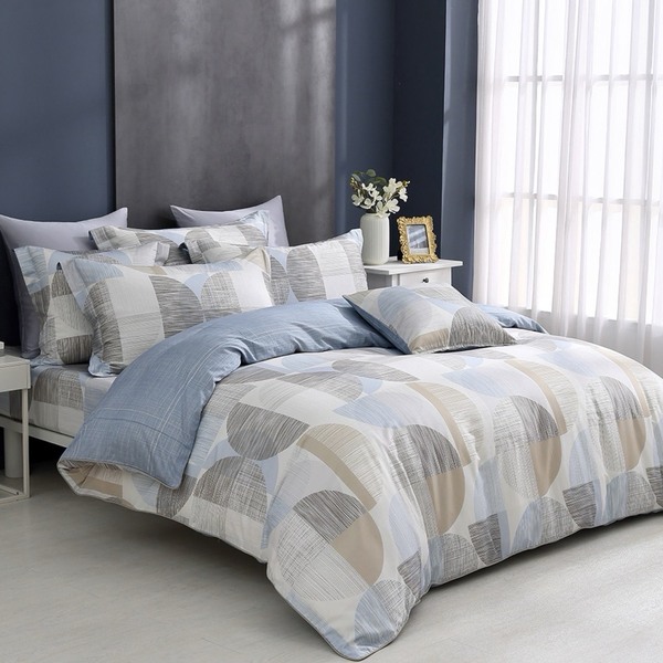 尼安斯300織天絲棉雙人兩用被床包組