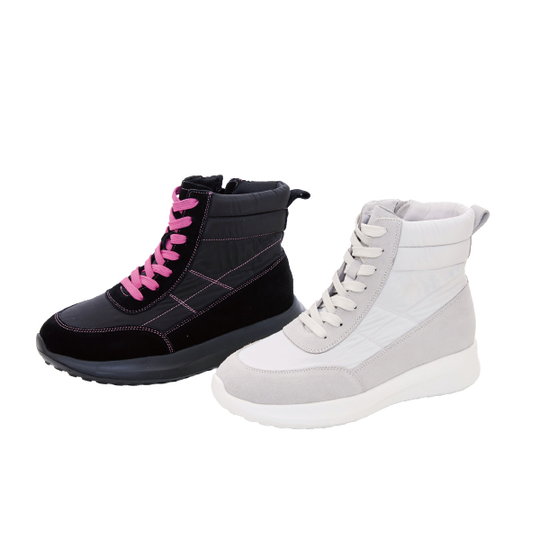 輕量化異材質車澎高筒休閒鞋