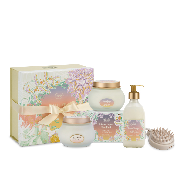 白茶春光限定版髮肌護理組