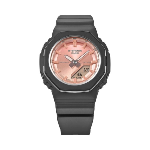 G-SHOCK八角時尚粉水晶運動錶